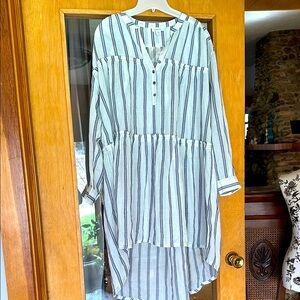 NWOT Sundance Peasant Breezy Shirt Dress M